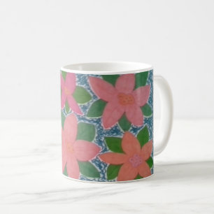 Caneca De Café Bonito Flor Tropical Mug