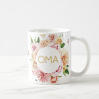 Bonito Floral Oma Gift Mug