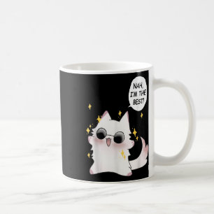 Caneca De Café Bonito Gato Engraçado Anime Nah Sou O Melhor Ir