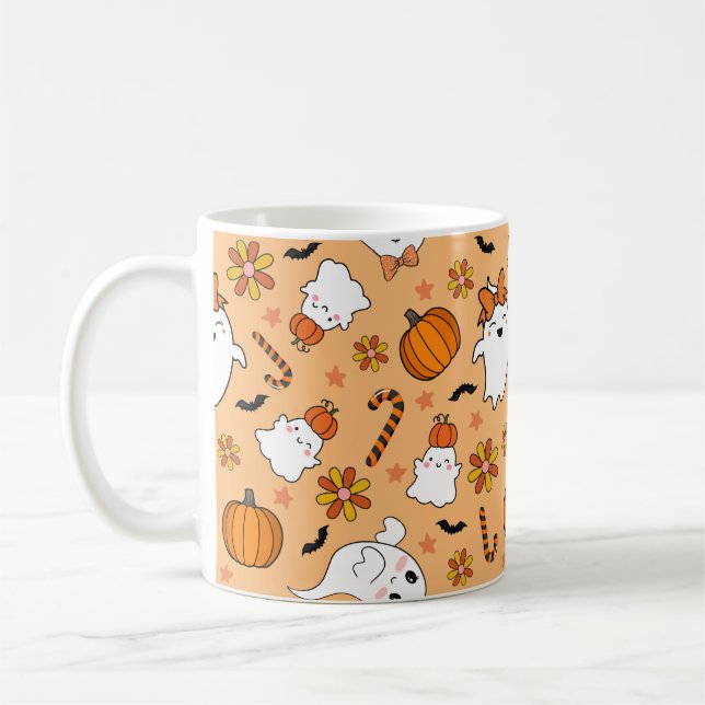 Caneca De Café Bonito Halloween (Esquerda)