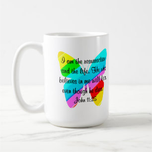 CANECA DE CAFÉ BONITO JOHN 11:25 CAIXA DE CHUMBO DESIGN