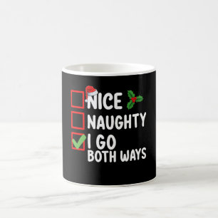 Caneca De Café Bonito Malvado Eu Vou De Ambas As Maneiras Lista D