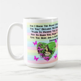 CANECA DE CAFÉ BONITO MANTEIGA JEREMIAH 29:11