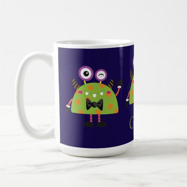 Caneca De Café Bonito, mini monstro (Esquerda)