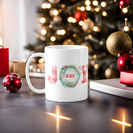 Caneca De Café Bonito Natal JOY Mug