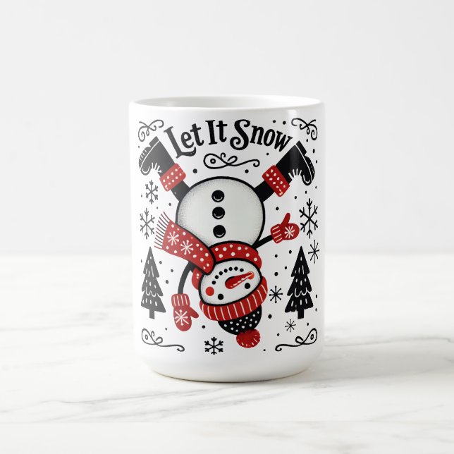 Caneca De Café Bonito Neve De Natal Que Neve (Centro)