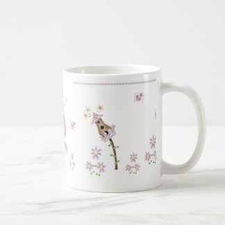 Caneca De Café Bonito nos rosa