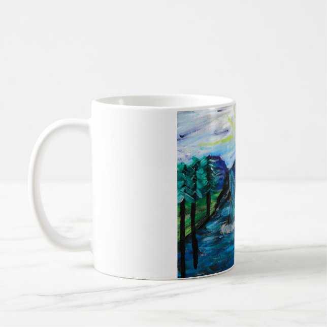 Caneca De Café Bonito paisagem (Esquerda)