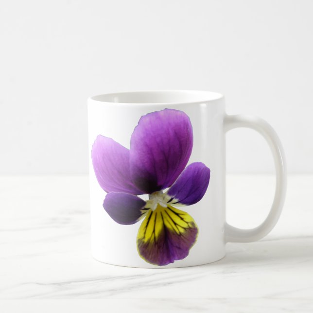 Caneca De Café Bonito Pansy Mug (Direita)