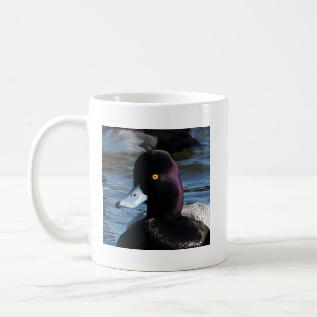 Caneca De Café Bonito Pato Selvagem - Menos Scaup Drake (Esquerda)