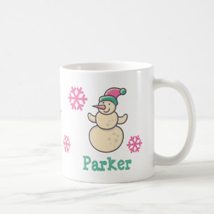 Caneca De Café Bonito personalizador de natal no inverno