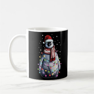 Caneca De Café Bonito Pinguim Passado Feriado Engraçado Natal Pre