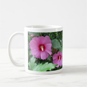 Caneca De Café Bonito rosa rosa rosa da foto de Sharon