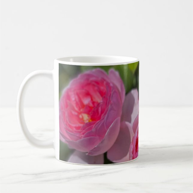 Caneca De Café Bonito Rosas Rosa Bonito (Esquerda)