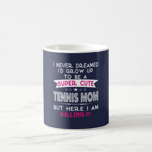CANECA DE CAFÉ BONITO SUPER UMA MAMÃ DO TÊNIS