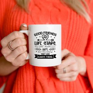 Caneca De Café Bons Amigos, Amizade à Distância