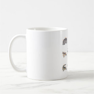Caneca De Café Bons animais africanos deliciam � arte animal
