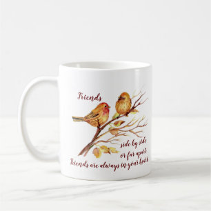 Caneca De Café Bons Pássaros de Amizade e Cotação