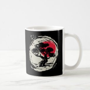 Caneca De Café Bonsai Art Japonês Sunset