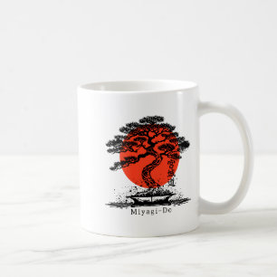 Caneca De Café Bonsai Japonês Kanji Miyagi Faça T Shi Personaliza