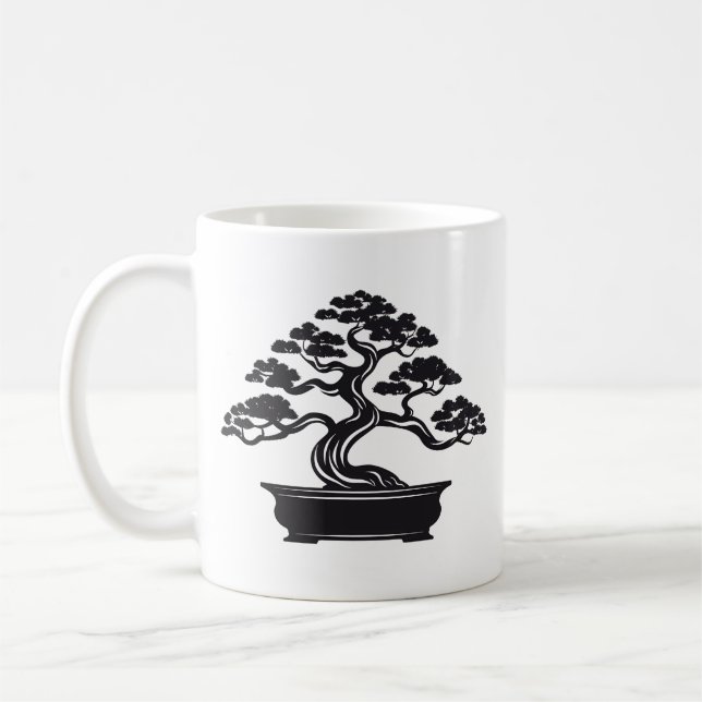 Caneca De Café Bonsai Uma Pequena Árvore, Uma Grande Viagem (Esquerda)