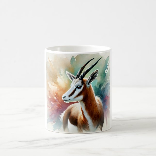 Caneca De Café Bontebok in watercolor 220924AREF116 - Watercolor (Centro)