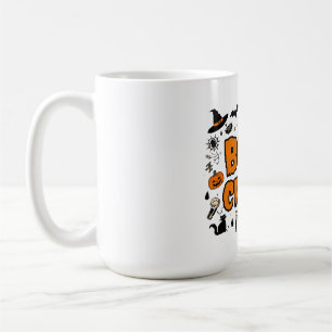 Caneca De Café Boo Crew Clássico Mug - Víblias de Halloween Cute