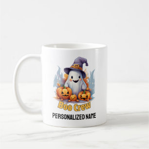 Caneca De Café Boo Crew.Personalizado