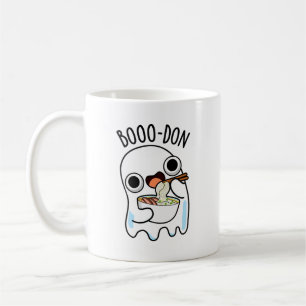 Caneca De Café Boo-don Udon Pun engraçado do fantasma 