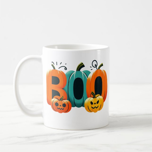Caneca De Café Boo Mug... (Esquerda)