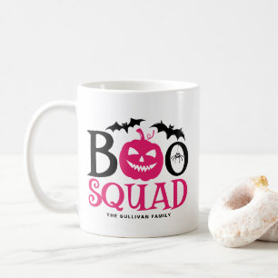 Caneca De Café Boo-Quente Rosa Esquadrão Spooktering Apontando Di