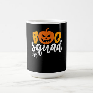 Caneca De Café Boo Squad - Engraçado Pumpkin Spider Halloween