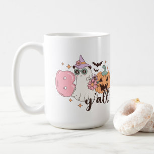 Caneca De Café Boo Y'All Halloween
