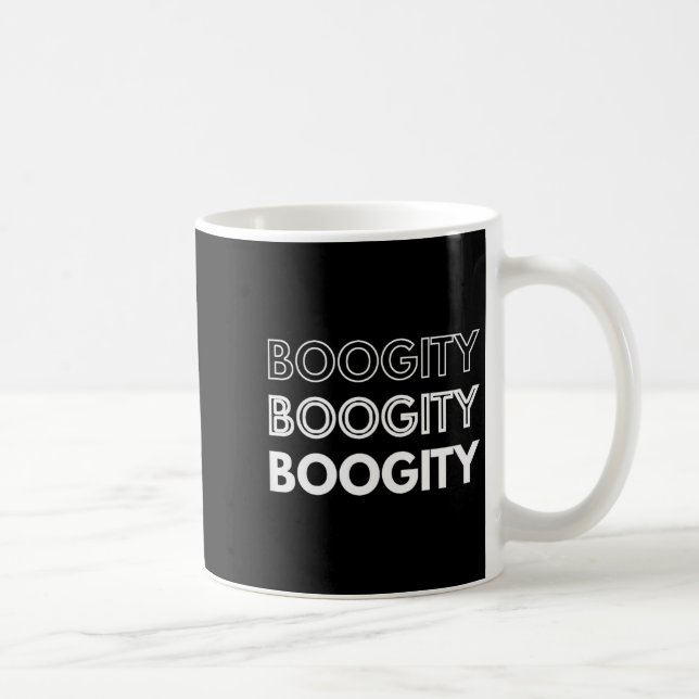 Caneca De Café Boogity _ Palavras Divertidas Em  (Direita)