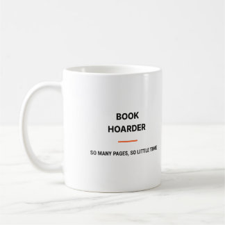 Caneca De Café Book Hoarder So Many Pages So Little Time Tasse