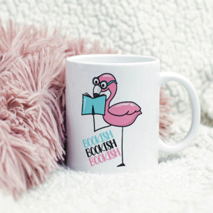 Caneca De Café Book Lover Flamingo