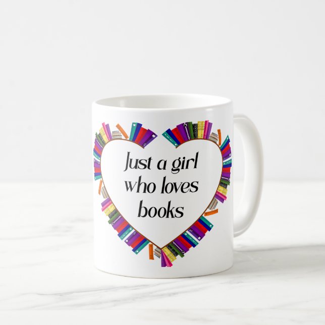 Caneca De Café Book Lover Mug (Frente Esquerda)