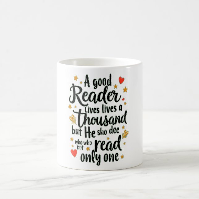 Caneca De Café Book Lovers MUG (Centro)