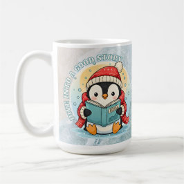 Caneca De Café Bookish Penguin Adventure Large Coffee Tea Mug