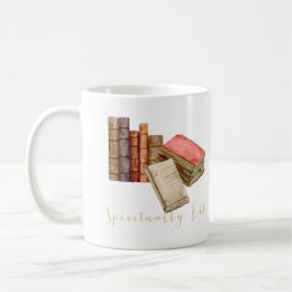 Caneca De Café Booklover Garota Espiritual Cama Café
