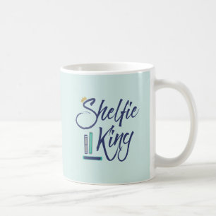 Caneca De Café Booklover Shelfie King