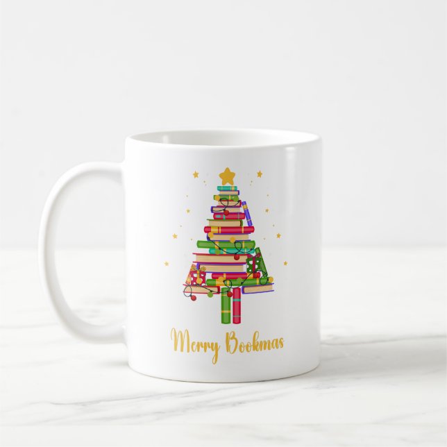 Caneca De Café Bookmas de feliz (Esquerda)