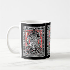 Caneca De Café Bookplate Queen Victoria no Castelo de Windsor