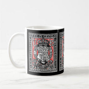 Caneca De Café Bookplate Queen Victoria no Castelo de Windsor