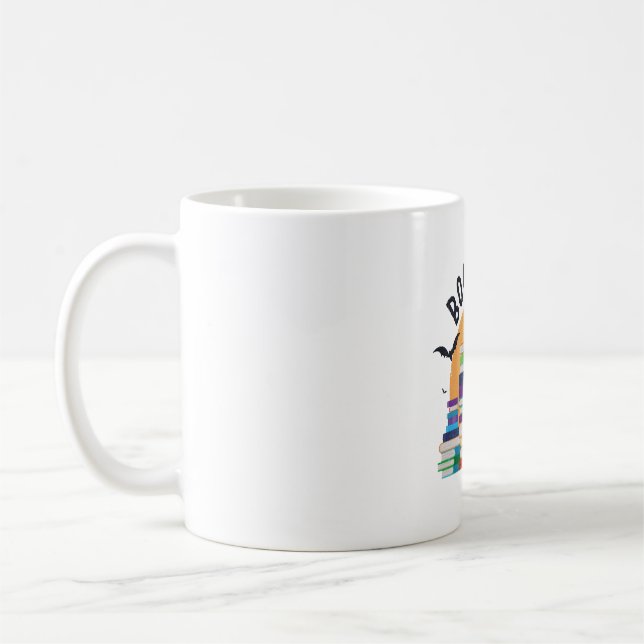Caneca De Café Books Halloween, Bookoks, Bonito Halloween (Esquerda)