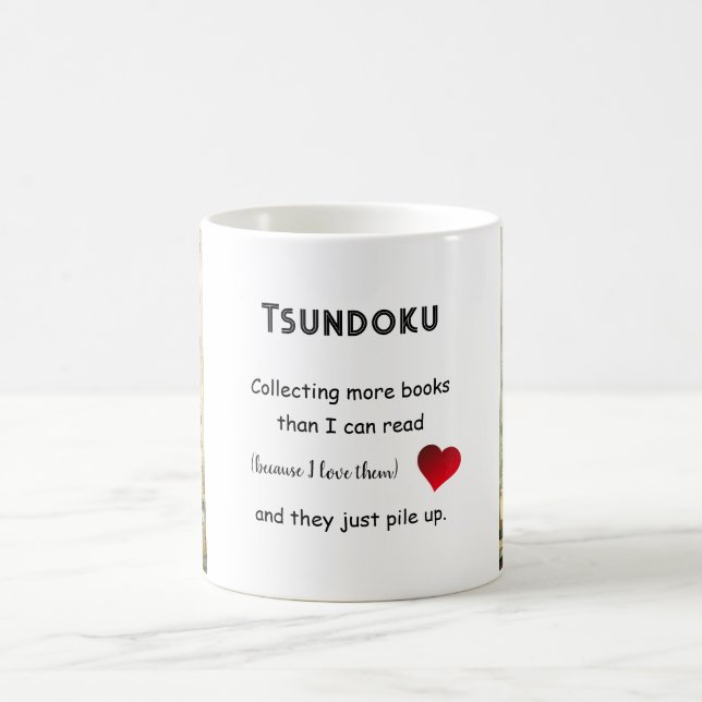 Caneca De Café Books "Tsundoku" Mug (Centro)