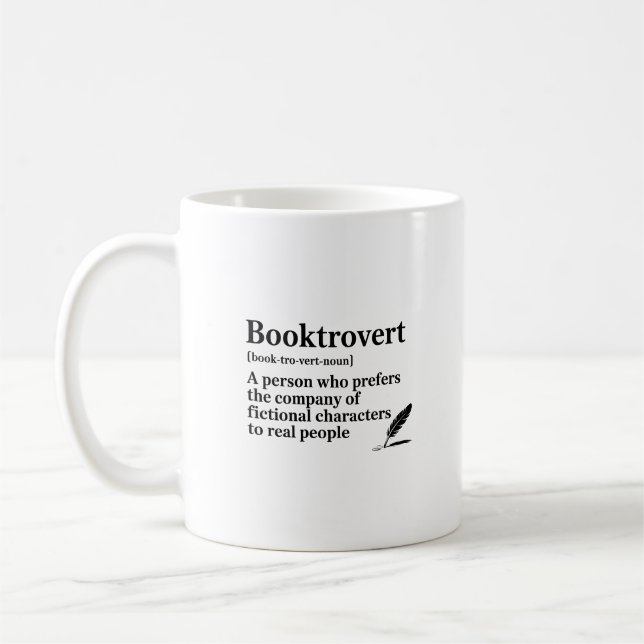 Caneca De Café Booktrovert Coffee Mug (Esquerda)