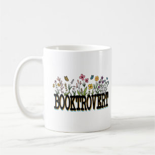 Caneca De Café Booktrovert Tshirt