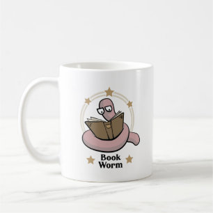 Caneca De Café Bookworm