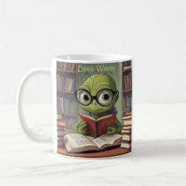 Caneca De Café Bookworm